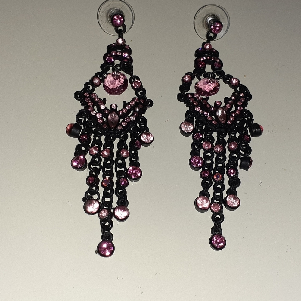 Antique Flapper Girl Earrings